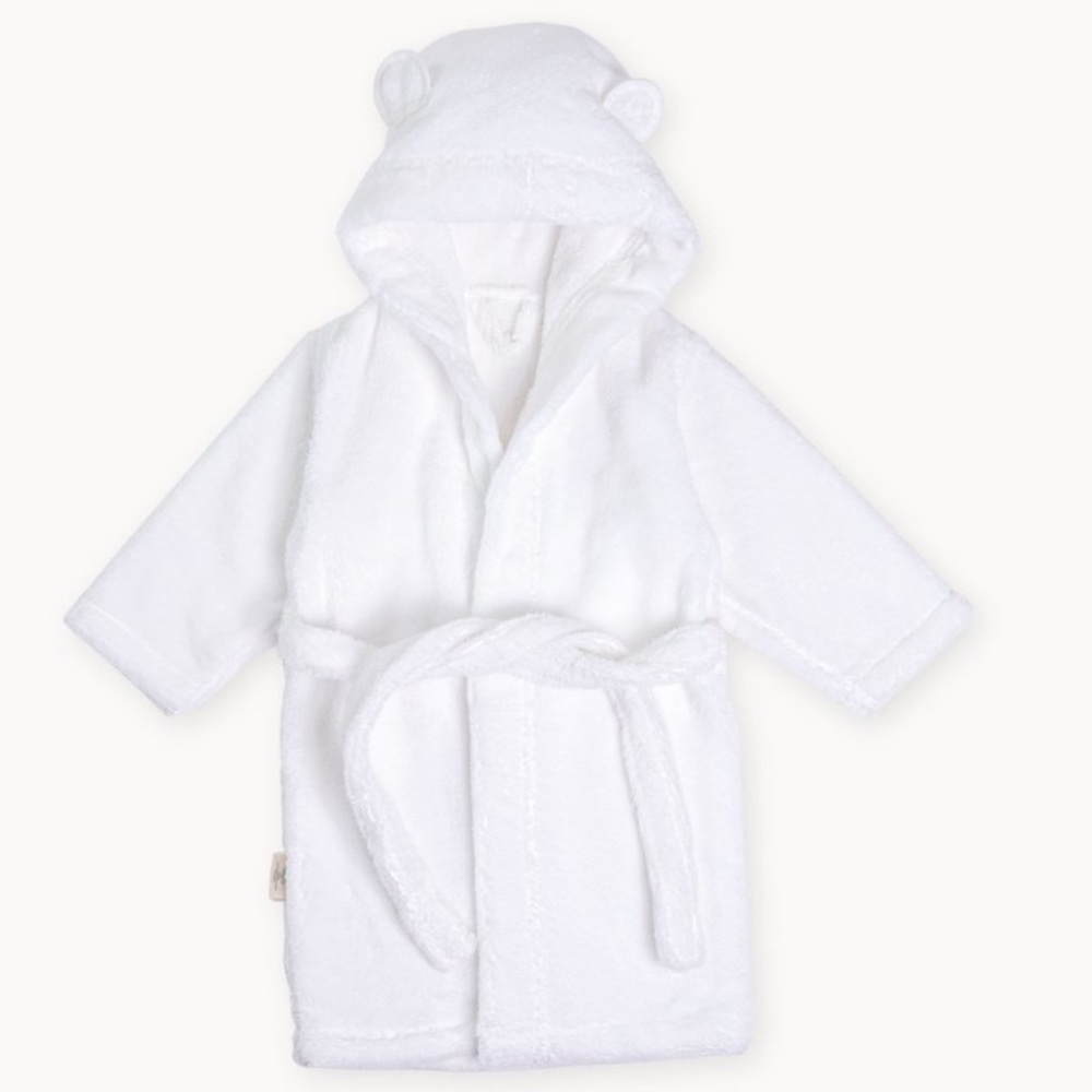 Natemia Organic Cotton Baby Hooded Robe